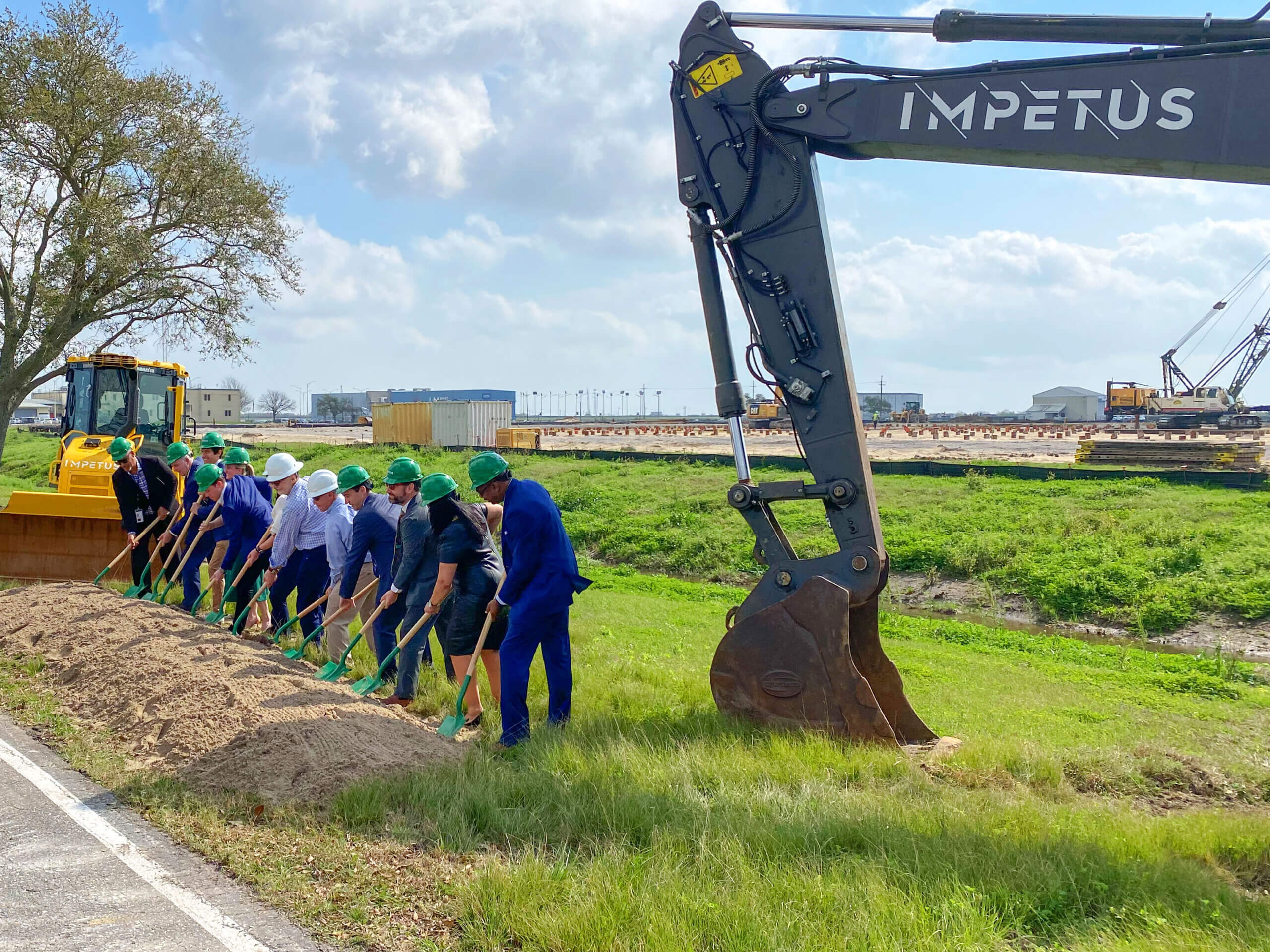 Impetus breaks ground at Propel Park on NASA's Michoud campus in New Orleans East.